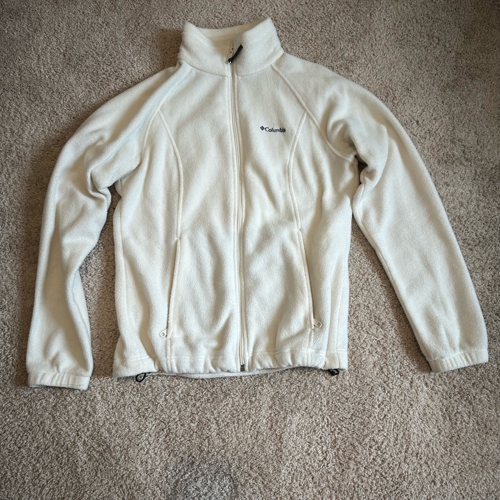 Columbia Women's Off-White Fleece Jacket